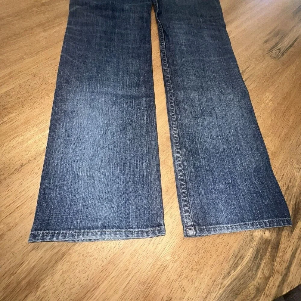 Bonobos Denim Men's Straight Leg Jeans - Size 34x36 Distressed Dark Wash